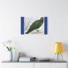 Artistic Crow Splash Canvas Print, Unique Wall Art Decor, Colorful Home Styling, Gift for Bird Lovers, Modern Art for Any Room