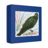 Artistic Crow Splash Canvas Print, Unique Wall Art Decor, Colorful Home Styling, Gift for Bird Lovers, Modern Art for Any Room