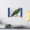 Artistic Crow Splash Canvas Print, Unique Wall Art Decor, Colorful Home Styling, Gift for Bird Lovers, Modern Art for Any Room