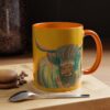 Highland Cow Mug - Whimsical Colorful Coffee Cup for Animal Lovers, Unique Gift for Birthdays, Holidays, Home Decor, Office Use
