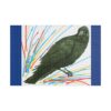 Artistic Crow Splash Canvas Print, Unique Wall Art Decor, Colorful Home Styling, Gift for Bird Lovers, Modern Art for Any Room