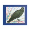 Artistic Crow Splash Canvas Print, Unique Wall Art Decor, Colorful Home Styling, Gift for Bird Lovers, Modern Art for Any Room