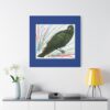Artistic Crow Splash Canvas Print, Unique Wall Art Decor, Colorful Home Styling, Gift for Bird Lovers, Modern Art for Any Room
