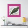 Artistic Crow Splash Canvas Print, Unique Wall Art Decor, Colorful Home Styling, Gift for Bird Lovers, Modern Art for Any Room
