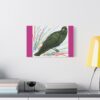 Artistic Crow Splash Canvas Print, Unique Wall Art Decor, Colorful Home Styling, Gift for Bird Lovers, Modern Art for Any Room