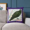Vibrant Crow Raven Decorative Pillow, Home Decor, Couch Cushion, Unique Gift, Bird Art, Accent Pillow, Colourful Throw Pillow