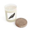 Crow Rustic Raven Scented Candle - 11oz Glass, Perfect for Home Decor, Gifts, Fall, Halloween, and Relaxation