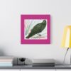 Artistic Crow Splash Canvas Print, Unique Wall Art Decor, Colorful Home Styling, Gift for Bird Lovers, Modern Art for Any Room