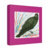 Artistic Crow Splash Canvas Print, Unique Wall Art Decor, Colorful Home Styling, Gift for Bird Lovers, Modern Art for Any Room