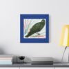 Artistic Crow Splash Canvas Print, Unique Wall Art Decor, Colorful Home Styling, Gift for Bird Lovers, Modern Art for Any Room