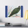 Artistic Crow Splash Canvas Print, Unique Wall Art Decor, Colorful Home Styling, Gift for Bird Lovers, Modern Art for Any Room
