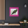 Artistic Crow Splash Canvas Print, Unique Wall Art Decor, Colorful Home Styling, Gift for Bird Lovers, Modern Art for Any Room