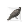 Crow Raven Decorative Pillow, Home Decor, Couch Cushion, Unique Gift, Bird Art, Accent Pillow, Throw Pillow