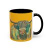 Highland Cow Mug - Whimsical Colorful Coffee Cup for Animal Lovers, Unique Gift for Birthdays, Holidays, Home Decor, Office Use