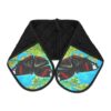Butterfly Red Admiral Artistic Oven Mitts - Unique Kitchen Gift, Baking Accessory, Colorful Home Decor, Handmade Oven Gloves, Cooking Lovers Gift