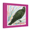 Artistic Crow Splash Canvas Print, Unique Wall Art Decor, Colorful Home Styling, Gift for Bird Lovers, Modern Art for Any Room