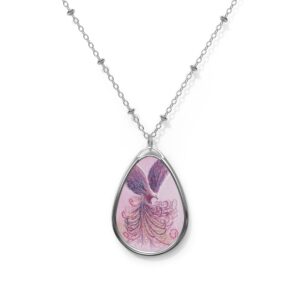 Elegant Phoenix Oval Necklace with Artistic Design, Unique Jewelry Gift, Boho Pendant, Perfect for Birthdays and Special Occasions, Feminine [...]