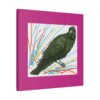 Artistic Crow Splash Canvas Print, Unique Wall Art Decor, Colorful Home Styling, Gift for Bird Lovers, Modern Art for Any Room