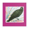 Artistic Crow Splash Canvas Print, Unique Wall Art Decor, Colorful Home Styling, Gift for Bird Lovers, Modern Art for Any Room