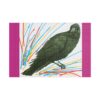 Artistic Crow Splash Canvas Print, Unique Wall Art Decor, Colorful Home Styling, Gift for Bird Lovers, Modern Art for Any Room