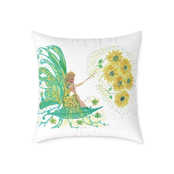 Dahlia Fairy Pillow - Home Decor, Bohemian Style, Cozy Accent