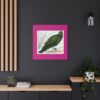 Artistic Crow Splash Canvas Print, Unique Wall Art Decor, Colorful Home Styling, Gift for Bird Lovers, Modern Art for Any Room