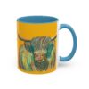 Highland Cow Mug - Whimsical Colorful Coffee Cup for Animal Lovers, Unique Gift for Birthdays, Holidays, Home Decor, Office Use