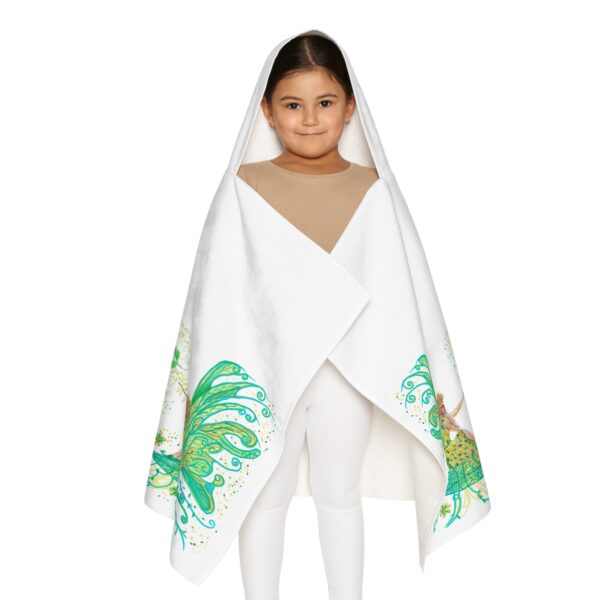 Childrens Hooded Towel - Enchanted Fairy Dahlia Design, Cozy Bath Cover-Up, Kids Beach Towel, Fun Swim Accessory, Birthday Gift Idea