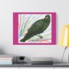 Artistic Crow Splash Canvas Print, Unique Wall Art Decor, Colorful Home Styling, Gift for Bird Lovers, Modern Art for Any Room