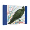 Artistic Crow Splash Canvas Print, Unique Wall Art Decor, Colorful Home Styling, Gift for Bird Lovers, Modern Art for Any Room