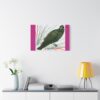 Artistic Crow Splash Canvas Print, Unique Wall Art Decor, Colorful Home Styling, Gift for Bird Lovers, Modern Art for Any Room