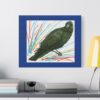 Artistic Crow Splash Canvas Print, Unique Wall Art Decor, Colorful Home Styling, Gift for Bird Lovers, Modern Art for Any Room