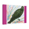 Artistic Crow Splash Canvas Print, Unique Wall Art Decor, Colorful Home Styling, Gift for Bird Lovers, Modern Art for Any Room