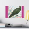 Artistic Crow Splash Canvas Print, Unique Wall Art Decor, Colorful Home Styling, Gift for Bird Lovers, Modern Art for Any Room