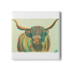 Highland Cow Ceramic Coaster Set | Perfect Rustic Home Decor, Gift for Cow Lovers, Kitchen Accessory, Unique Tabletop Decor, [...]