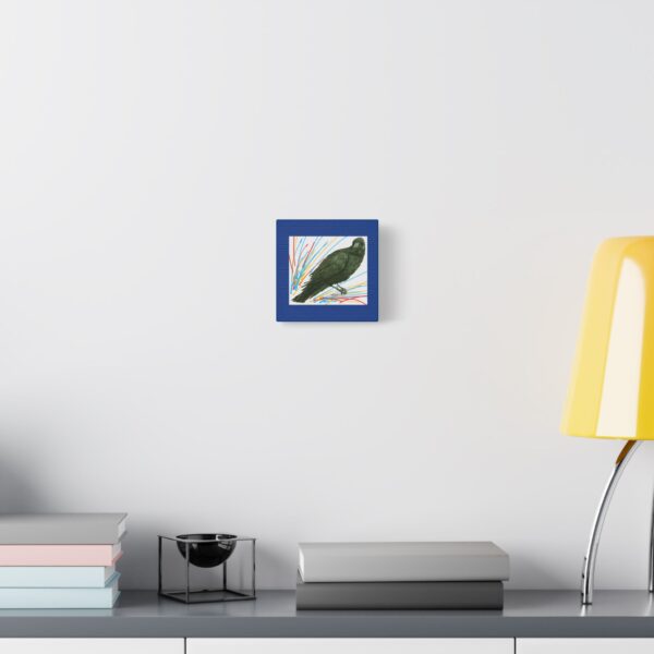 Artistic Crow Splash Canvas Print, Unique Wall Art Decor, Colorful Home Styling, Gift for Bird Lovers, Modern Art for Any Room