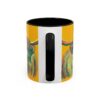 Highland Cow Mug - Whimsical Colorful Coffee Cup for Animal Lovers, Unique Gift for Birthdays, Holidays, Home Decor, Office Use