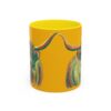 Highland Cow Mug - Whimsical Colorful Coffee Cup for Animal Lovers, Unique Gift for Birthdays, Holidays, Home Decor, Office Use