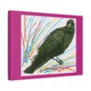 Artistic Crow Splash Canvas Print, Unique Wall Art Decor, Colorful Home Styling, Gift for Bird Lovers, Modern Art for Any Room