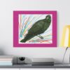 Artistic Crow Splash Canvas Print, Unique Wall Art Decor, Colorful Home Styling, Gift for Bird Lovers, Modern Art for Any Room