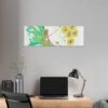Whimsical Dahlia Fairy Canvas Art | Colourful Home Decor, Unique Gift for Fairy Lovers, Enchanting Wall Art, Nature-Inspired Gift