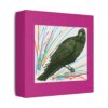 Artistic Crow Splash Canvas Print, Unique Wall Art Decor, Colorful Home Styling, Gift for Bird Lovers, Modern Art for Any Room