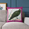 Vibrant Crow Raven Decorative Pillow, Home Decor, Couch Cushion, Unique Gift, Bird Art, Accent Pillow, Colourful Throw Pillow