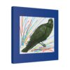 Artistic Crow Splash Canvas Print, Unique Wall Art Decor, Colorful Home Styling, Gift for Bird Lovers, Modern Art for Any Room