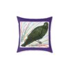 Vibrant Crow Raven Decorative Pillow, Home Decor, Couch Cushion, Unique Gift, Bird Art, Accent Pillow, Colourful Throw Pillow