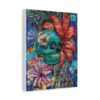 10049479521374088326_2048.jpeg Colorful Skull Floral Canvas Art, Day of the Dead Decor, Wall Art for Home, Boho Style Decor, Gift for Art Lovers