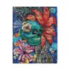 11009538859657036118_2048.jpeg Colorful Skull Floral Canvas Art, Day of the Dead Decor, Wall Art for Home, Boho Style Decor, Gift for Art Lovers