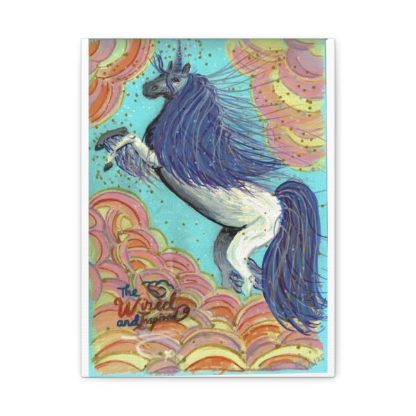 11211087435835623191_2048.jpeg Whimsical Unicorn In Clouds Canvas Art, Colourful Wall Decor for Kids, Magical Room Decoration, Gift for Birthdays, Nursery Wall Art