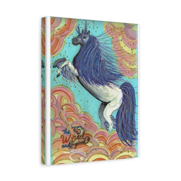 1282192854615076021_2048.jpeg Whimsical Unicorn In Clouds Canvas Art, Colourful Wall Decor for Kids, Magical Room Decoration, Gift for Birthdays, Nursery Wall Art