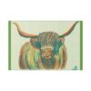 13269096819514784609_2048.jpeg Highland Cow Wall Art, Colorful Canvas Print, Farmhouse Decor, Animal Lover Gift, Rustic Home Decor